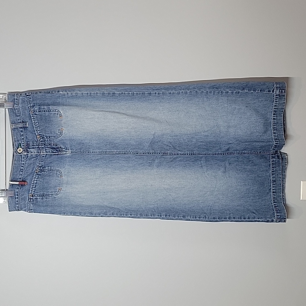 Tommy Hilfiger Y2K long maxi denim jean skirt